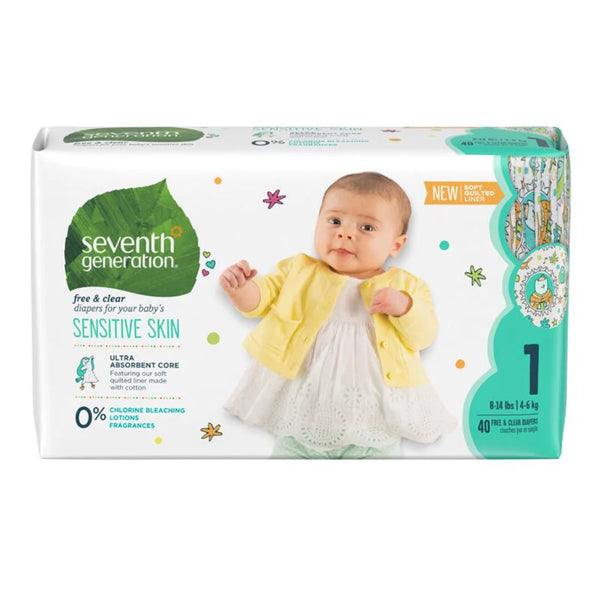 SEV GEN Baby Diapers - Stage 1 (3.6 - 6.3 Kgs) | حفاضات الطفل سيف جين - المرحلة 1 (3.6 - 6.3 كلغ)