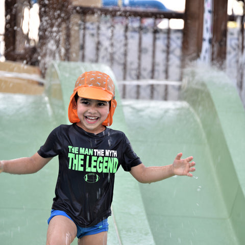 Jona Summer Fun Splash Cap Crab Orange Medium