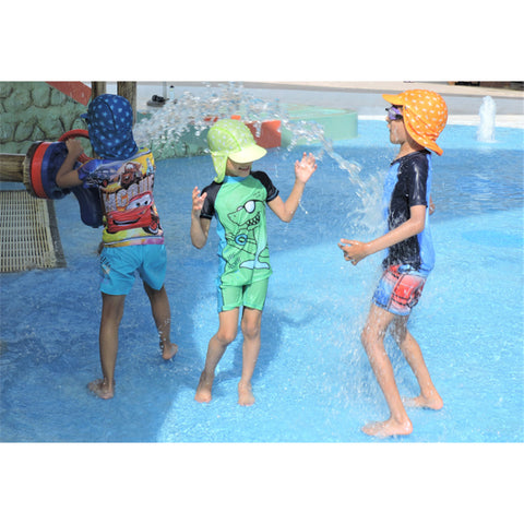 Jona Summer Fun Splash Cap Dino Yellow Large