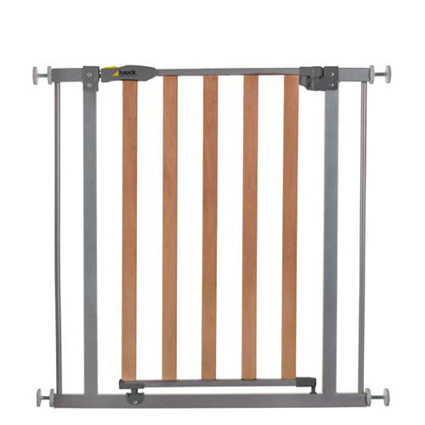 hauck stair gate Buy Hauck Wood Lock Safety GateSilver Online – B-Safe