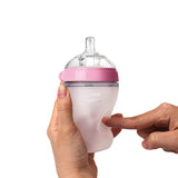 Comotomo "Natural Feel" Baby Bottle (Double Pack) Pink 150ml (5oz)
