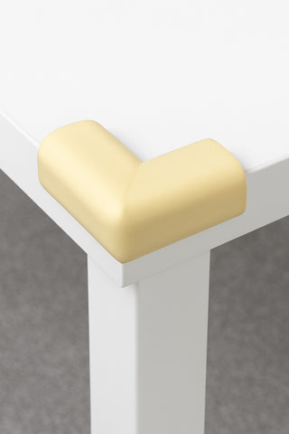 B-Safe Foam Corner Protectors - Beige |  واقيات الزوايا الإسفنجية من بي سيف - أبيض
