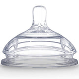 Comotomo "Natural Teat" Silicone Nipples (Fast Flow) 2 Count / pack Clear 3 Hole (6+ mo)