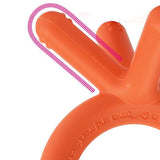 Comotomo Silicone Baby Teether Orange