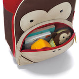 Skip Hop Zoo Kids Rolling Luggage Monkey