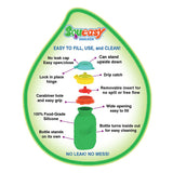 Squeasy Snacker 3.5oz Aqua Blue | سكوي سناكر 3.5oz أكوا بلو