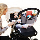 Skip Hop Stroller Organizer Heather Grey