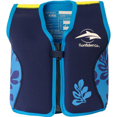 Konfidence Jacket - Buoyancy Aid for Swimming with Removeable Floats 6 - 7 yrs