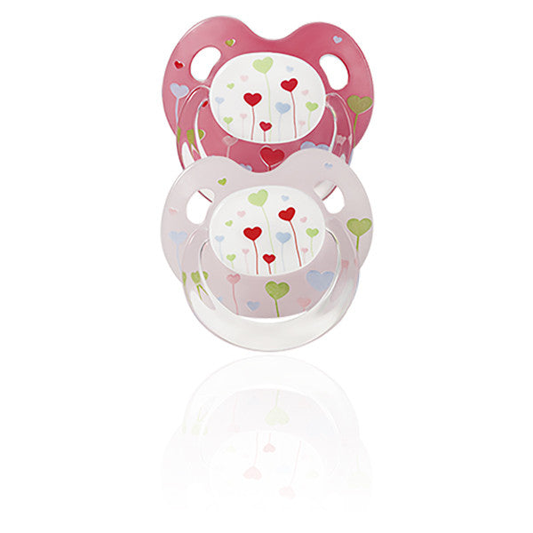 Baby Nova Detistar- Pacifier - Slimline titan- Size 3 / 2 Pcs