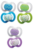 Baby Nova Pacifier Silicone Symmetric Size 1 - 2 pcs | الطفل نوفا هوة سيليكون متماثل حجم 1 - 2 جهاز كمبيوتر شخصى