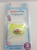 Baby Nova Silicon Orthodontic Pacifier - deco - 1 pc - Size 3 | الطفل نوفا سيليكون تقويم الأسنان هوة - ديكو - 1 بيسي - حجم 3