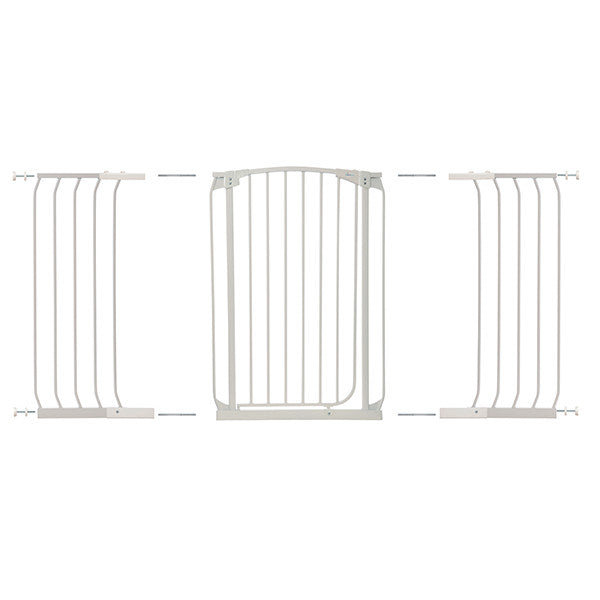 Dreambaby® Chelsea 1M Tall Swing Closed Security Gates - White