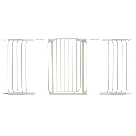 Dreambaby® Chelsea 1M Tall Swing Closed Security Gates - White