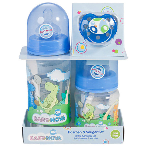 Buy Baby Nova Bottle& pacifier set,150 ML, 300 ML pp wide neck Online ...