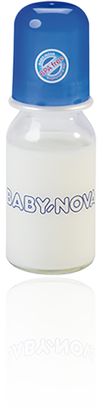 Baby Nova Baby Nova Glass Bottle 125ml Unicolor