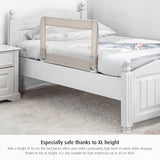 Reer Sleep'n Keep Extra Long Safety Bed Rail Guard 150cm, Beige