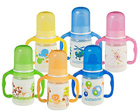 Baby Nova Decorated PP Bottle with handle Ass motives 125 ML