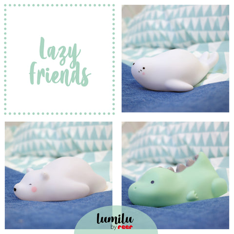 Reer lumilu Lazy Friends Seal White/Neutral