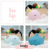 Reer Lumilu Sea Life Narwhal Pink