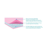 Geleeo Cooling Gel Pad Pink / Grey | جيليو التبريد جل الوسادة الوردي / رمادي