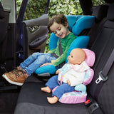 Casdon Car Booster Seat-Dolls Car Booster Seat- Pink