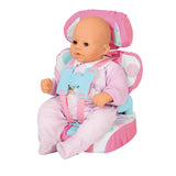 Casdon Car Booster Seat-Dolls Car Booster Seat- Pink