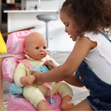 Casdon Car Booster Seat-Dolls Car Booster Seat- Pink