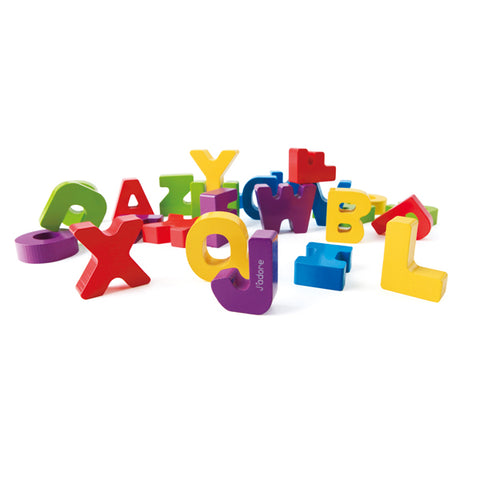 J'ADORE A to Z Letters  Multicoloured