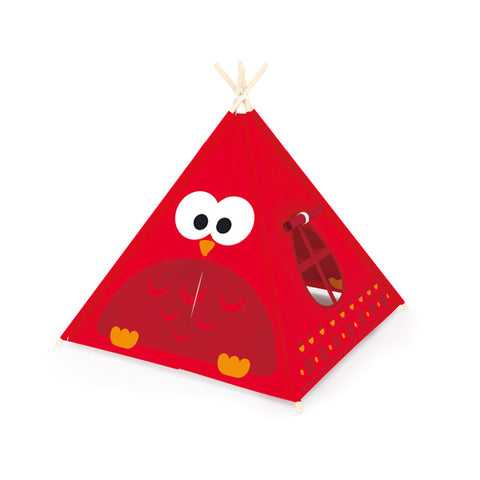 J'ADORE Owl Play Tent Red