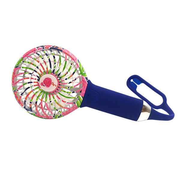 3 SPEED USB RECHARGEABLE COOL FAN LAMINGO PRINT