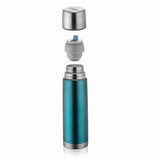 Reer Colour Stainless Steel Double Wall Insulated Vacuum Bottle Blue-450 ML