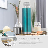 Reer Colour Stainless Steel Double Wall Insulated Vacuum Bottle Blue-450 ML