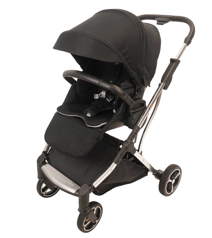 GOKKE-REVERSIBLE BABY STROLLER - Black