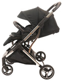 GOKKE-REVERSIBLE BABY STROLLER - Black