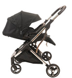 GOKKE-REVERSIBLE BABY STROLLER - Black