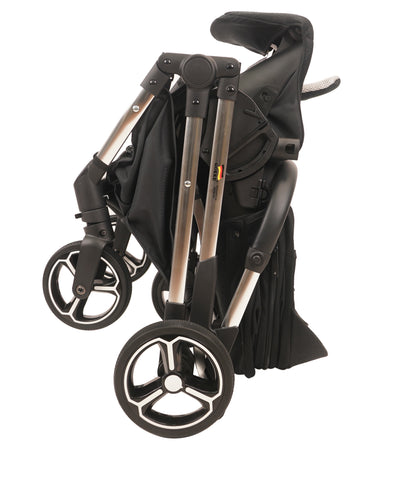 GOKKE-REVERSIBLE BABY STROLLER - Black