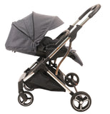 GOKKE-REVERSIBLE BABY STROLLER - Navy Blue