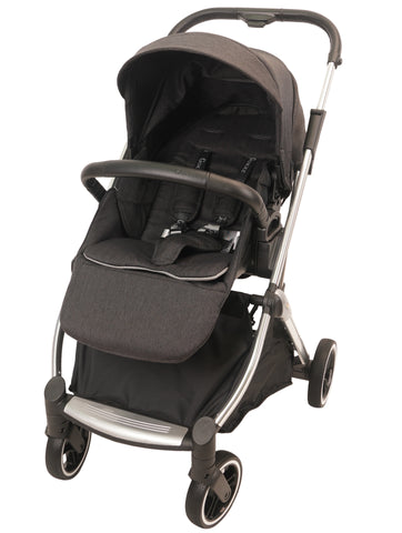 GOKKE-REVERSIBLE BABY STROLLER - Black