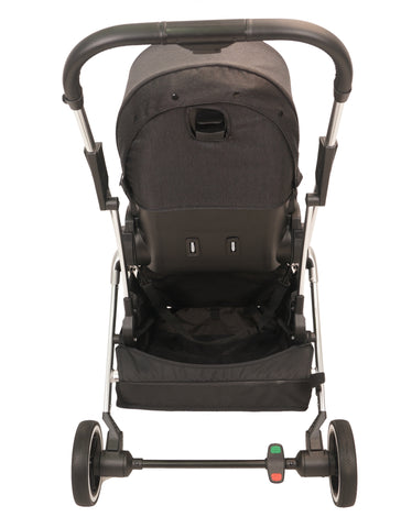 GOKKE-REVERSIBLE BABY STROLLER - Black