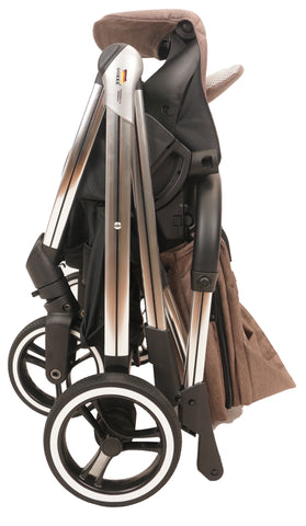 GOKKE-REVERSIBLE BABY STROLLER - Brown