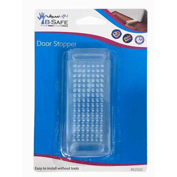 B-Safe Door Stopper - Clear (2pcs) | سدادة باب من بي سيف - شفاف (قطعتان)
