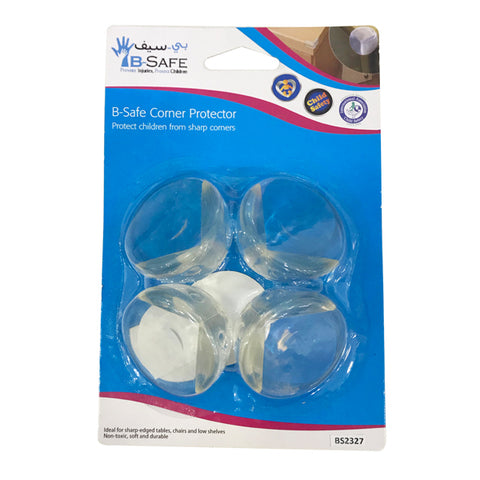 B-Safe Corner Protector with smile face (4pcs) | واقي الزاوية بي سيف مع وجه الابتسامة (4 قطع)