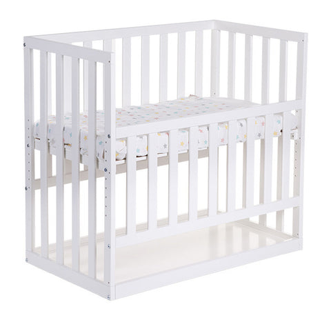 ChildHome  Bedside Crib Beech White