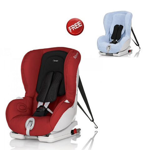 Britax - VERSAFIX- Free Summer Seat Cover - Chillipepper