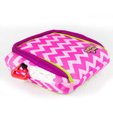 Bubblebum Booster Seat Chevron Pink