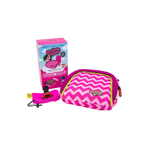 Bubblebum Booster Seat Chevron Pink