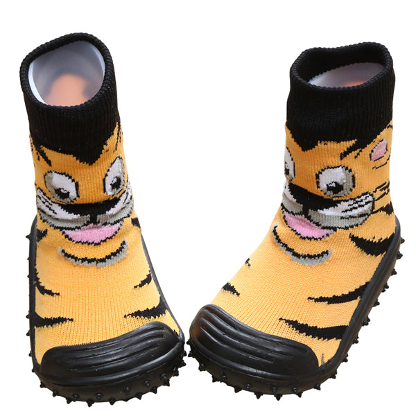 COOL GRIP Baby Shoe Socks (Tiger Orange) SIZE 21