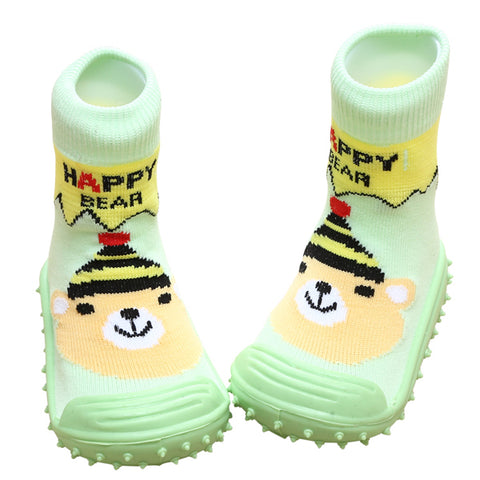 COOL GRIP Baby Shoe Socks (Happy Bear) SIZE 22