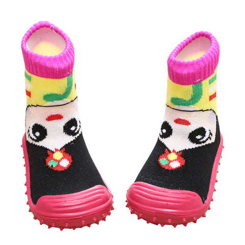 COOL GRIP Baby Shoe Socks (Girl Pink) SIZE 22