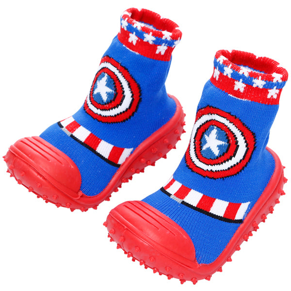 COOL GRIP Baby Shoe Socks (Captain America) SIZE 20
